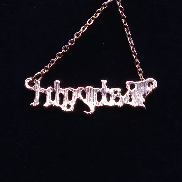 Gold 'Babygirl' Necklace - Picture 6 of 9